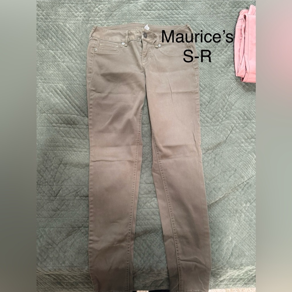 Maurice’s olive green skinny pant